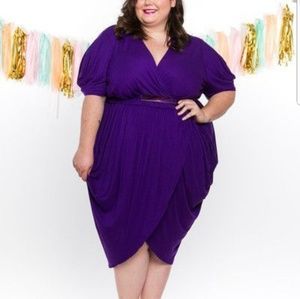 NWT Society + tulip faux wrap dress sz 30/32